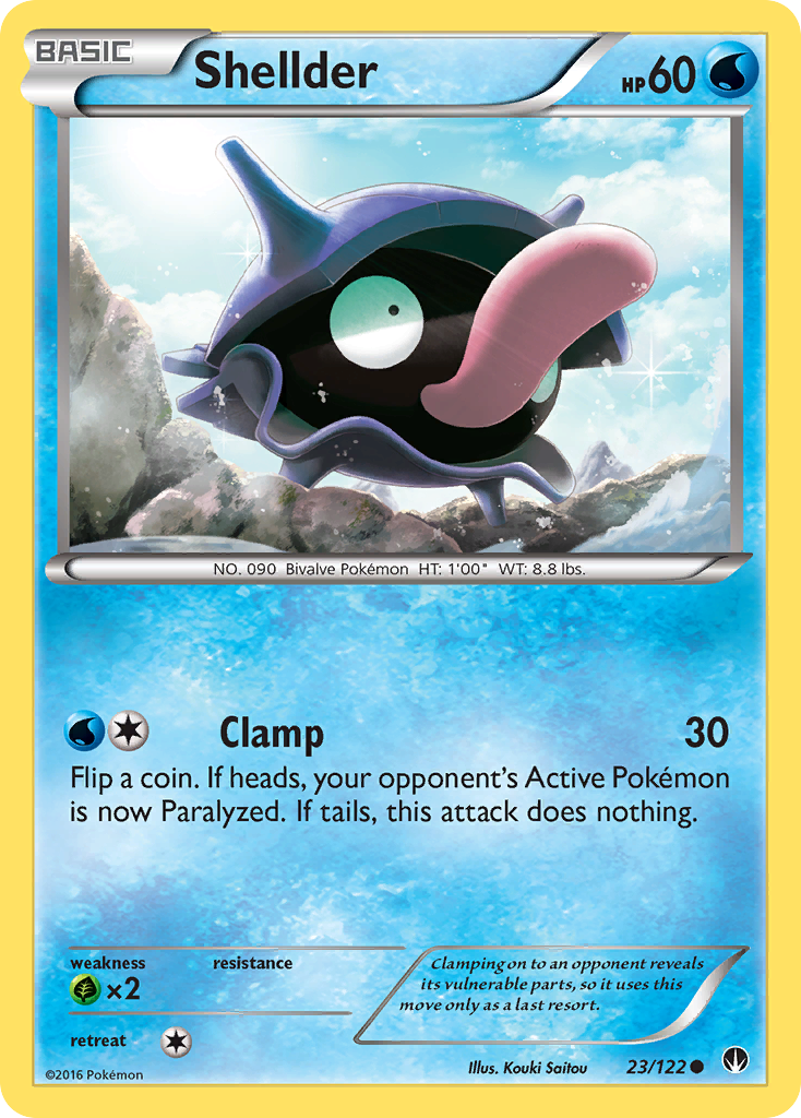 Shellder (23/122) [XY: BREAKpoint] | Exor Games Summserside