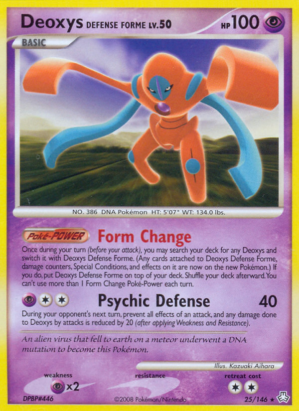 Deoxys Defense Forme (25/146) [Diamond & Pearl: Legends Awakened] | Exor Games Summserside