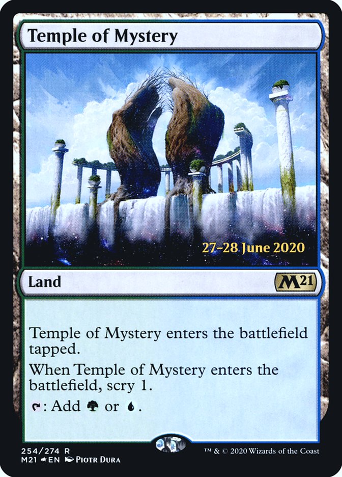 Temple of Mystery  [Core Set 2021 Prerelease Promos] | Exor Games Summserside