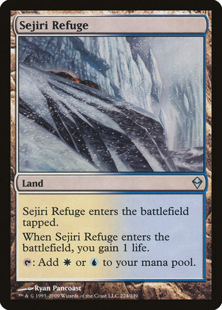 Sejiri Refuge [Zendikar] | Exor Games Summserside