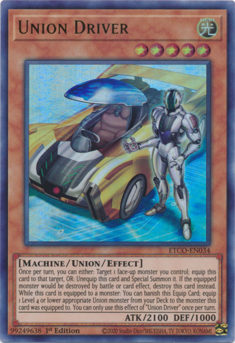 Union Driver [ETCO-EN034] Ultra Rare | Exor Games Summserside