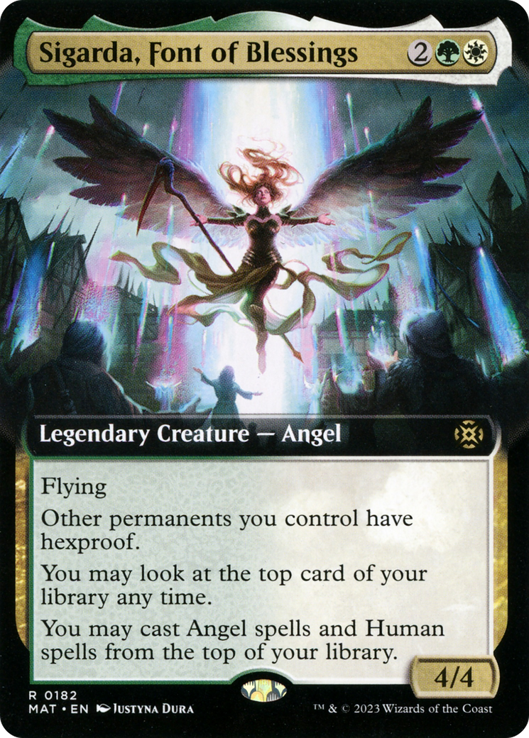Sigarda, Font of Blessings (Extended Art) [March of the Machine: The Aftermath] | Exor Games Summserside
