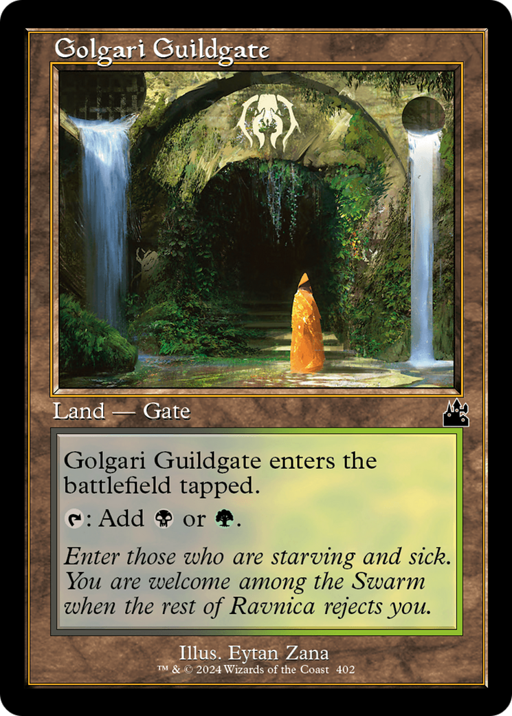 Golgari Guildgate (Retro Frame) [Ravnica Remastered] | Exor Games Summserside