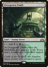 Overgrown Tomb [Promo Pack: Throne of Eldraine] | Exor Games Summserside