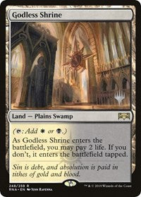 Godless Shrine [Promo Pack: Throne of Eldraine] | Exor Games Summserside