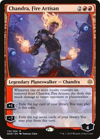 Chandra, Fire Artisan [Promo Pack: Throne of Eldraine] | Exor Games Summserside