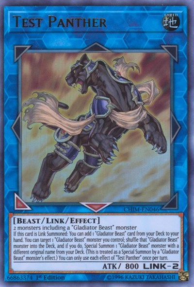 Test Panther [CHIM-EN046] Ultra Rare | Exor Games Summserside