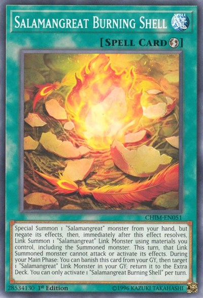 Salamangreat Burning Shell [CHIM-EN051] Common | Exor Games Summserside