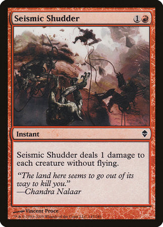 Seismic Shudder [Zendikar] | Exor Games Summserside
