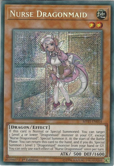 Nurse Dragonmaid [MYFI-EN014] Secret Rare | Exor Games Summserside