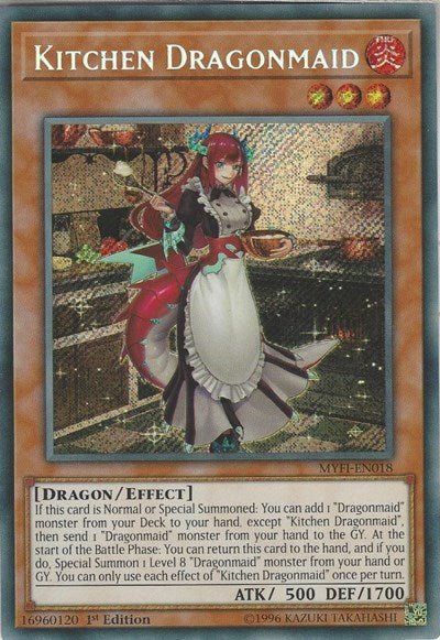 Kitchen Dragonmaid [MYFI-EN018] Secret Rare | Exor Games Summserside