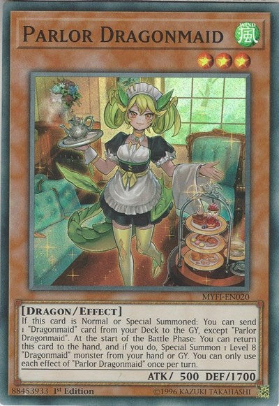 Parlor Dragonmaid [MYFI-EN020] Super Rare | Exor Games Summserside