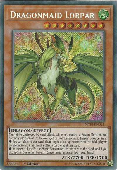 Dragonmaid Lorpar [MYFI-EN021] Secret Rare | Exor Games Summserside