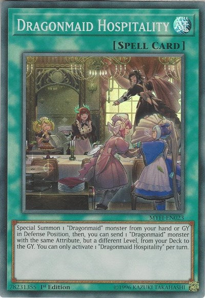 Dragonmaid Hospitality [MYFI-EN023] Super Rare | Exor Games Summserside