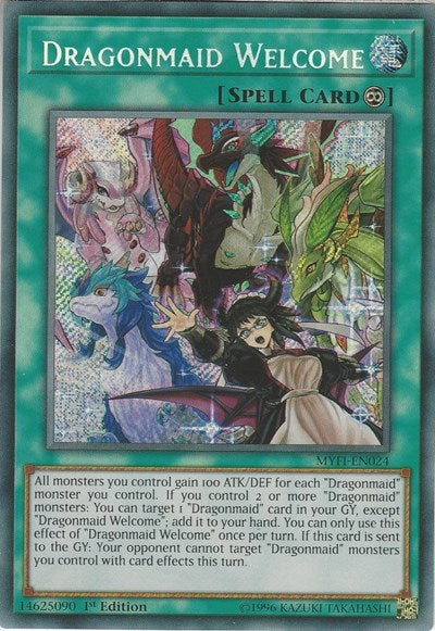 Dragonmaid Welcome [MYFI-EN024] Secret Rare | Exor Games Summserside