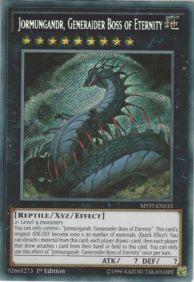 Jormungandr, Generaider Boss of Eternity [MYFI-EN033] Secret Rare | Exor Games Summserside