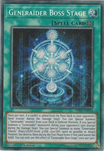 Generaider Boss Stage [MYFI-EN034] Secret Rare | Exor Games Summserside