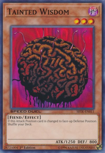 Tainted Wisdom [SBTK-EN011] Common | Exor Games Summserside
