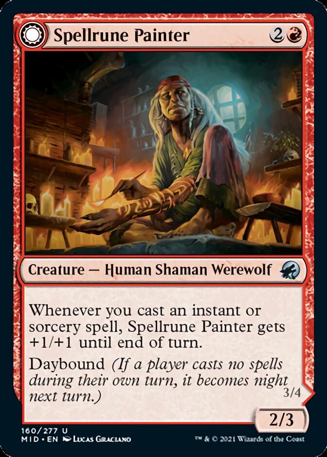 Spellrune Painter // Spellrune Howler [Innistrad: Midnight Hunt] | Exor Games Summserside