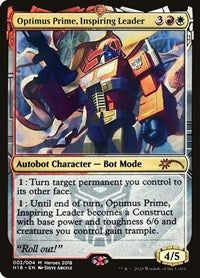 Optimus Prime, Inspiring Leader [Unique and Miscellaneous Promos] | Exor Games Summserside