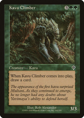 Kavu Climber [Invasion] | Exor Games Summserside