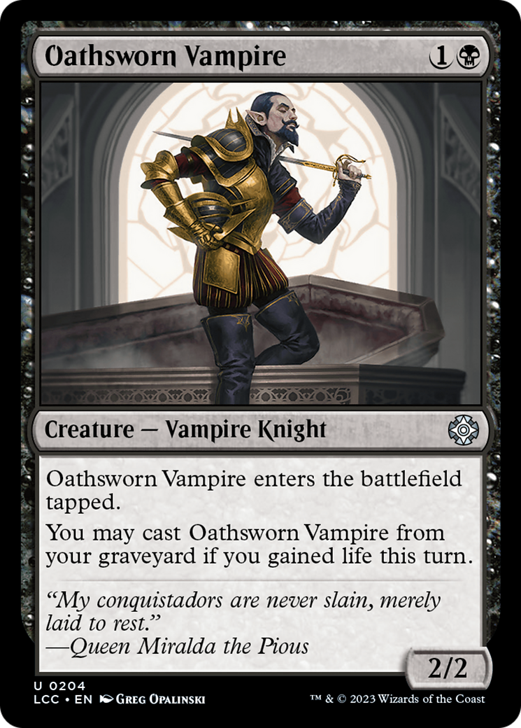 Oathsworn Vampire [The Lost Caverns of Ixalan Commander] | Exor Games Summserside