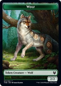 Wolf Token [Theros Beyond Death] | Exor Games Summserside