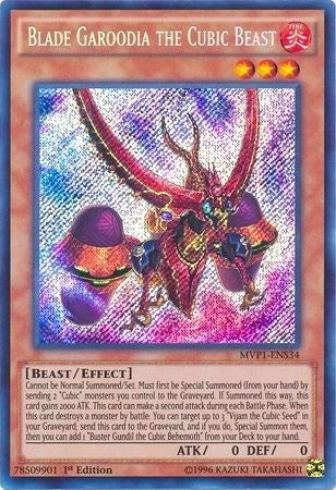 Blade Garoodia the Cubic Beast [MVP1-ENS34] Secret Rare | Exor Games Summserside