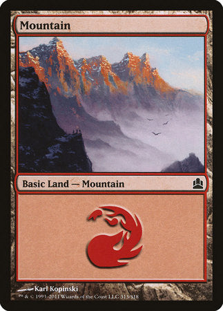 Mountain (313) [Commander 2011] | Exor Games Summserside