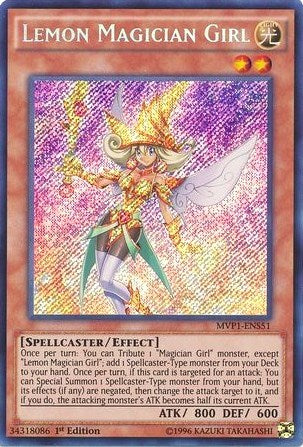 Lemon Magician Girl [MVP1-ENS51] Secret Rare | Exor Games Summserside