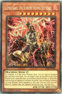 Gizmek Kaku, the Supreme Shining Sky Stag [IGAS-EN024] Secret Rare | Exor Games Summserside