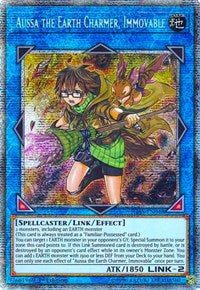 Aussa the Earth Charmer, Immovable (Starlight Rare) [IGAS-EN048] Starlight Rare | Exor Games Summserside