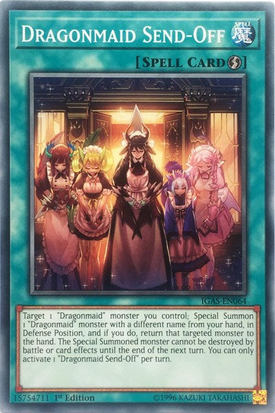 Dragonmaid Send-Off [IGAS-EN064] Common | Exor Games Summserside