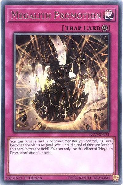 Megalith Promotion [IGAS-EN071] Rare | Exor Games Summserside