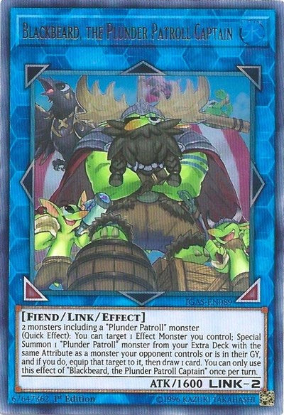 Blackbeard, the Plunder Patroll Captain [IGAS-EN089] Ultra Rare | Exor Games Summserside