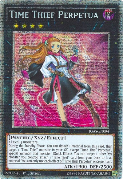 Time Thief Perpetua (Starlight Rare) [IGAS-EN094] Starlight Rare | Exor Games Summserside