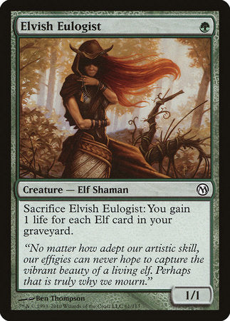 Elvish Eulogist [Duels of the Planeswalkers] | Exor Games Summserside