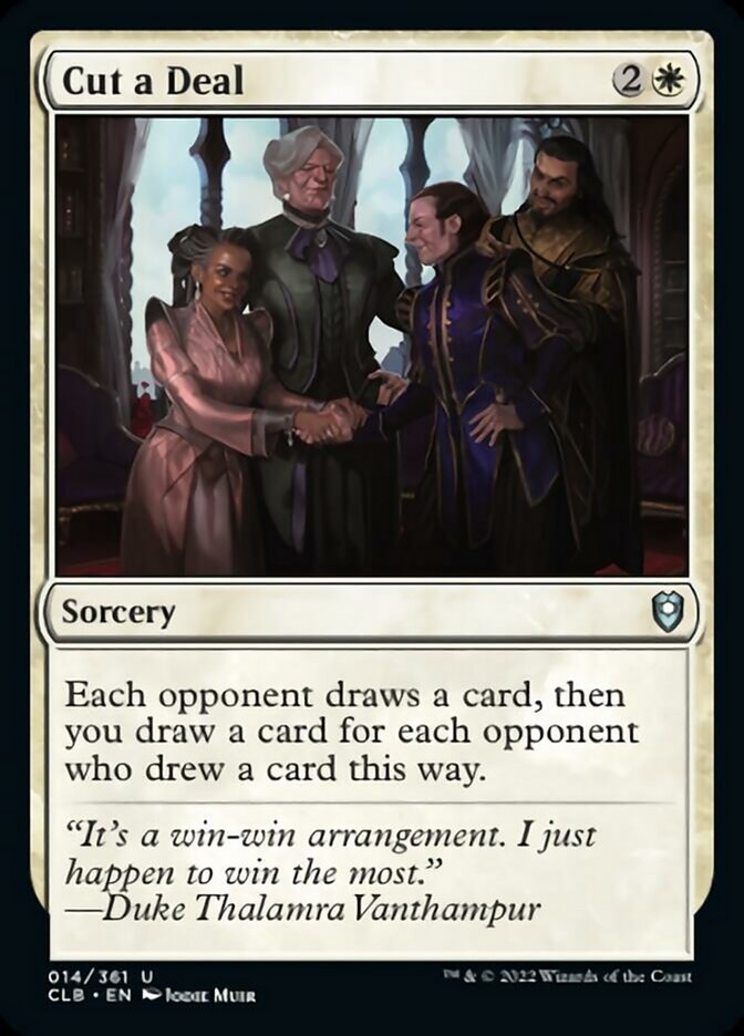 Cut a Deal [Commander Legends: Battle for Baldur's Gate] | Exor Games Summserside