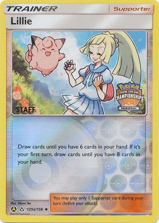 Lillie (125a/156) (Regional Promo Staff) [Sun & Moon: Ultra Prism] | Exor Games Summserside