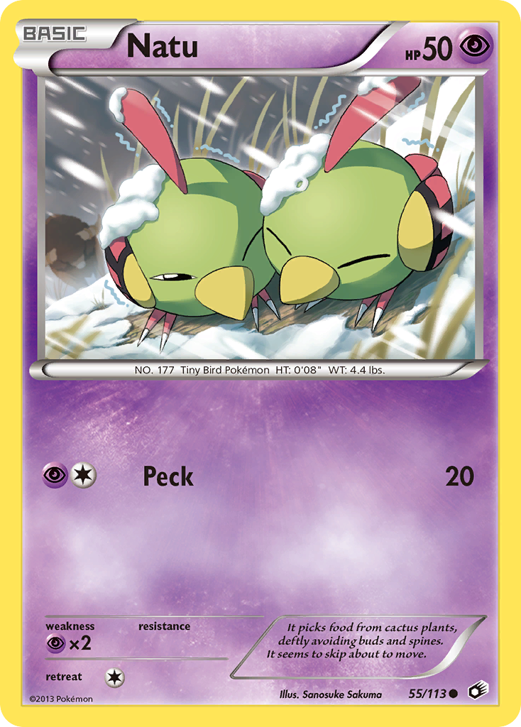 Natu (55/113) [Black & White: Legendary Treasures] | Exor Games Summserside