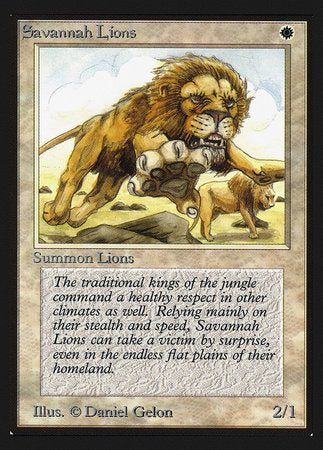 Savannah Lions (IE) [Intl. Collectors’ Edition] | Exor Games Summserside