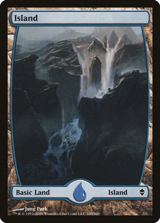 Island (235) - Full Art [Zendikar] | Exor Games Summserside