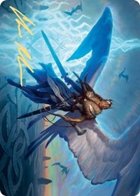 Righteous Valkyrie Art Card (Gold-Stamped Signature) [Kaldheim: Art Series] | Exor Games Summserside