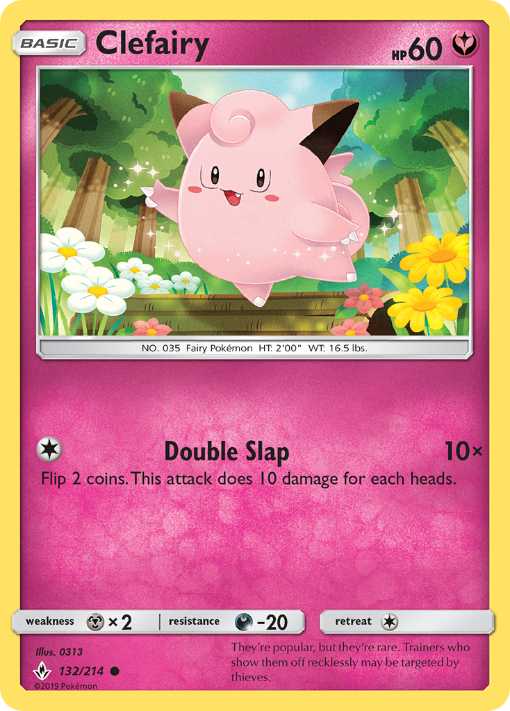 Clefairy (132/214) [Sun & Moon: Unbroken Bonds] | Exor Games Summserside