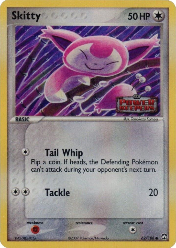 Skitty (62/108) (Stamped) [EX: Power Keepers] | Exor Games Summserside