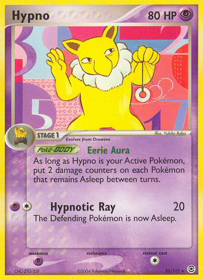 Hypno (25/112) [EX: FireRed & LeafGreen] | Exor Games Summserside