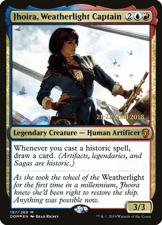 Jhoira, Weatherlight Captain [Dominaria Promos] | Exor Games Summserside