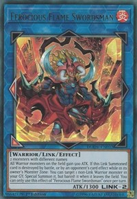 Ferocious Flame Swordsman [DUOV-EN032] Ultra Rare | Exor Games Summserside