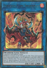 Ferocious Flame Swordsman [DUOV-EN032] Ultra Rare | Exor Games Summserside