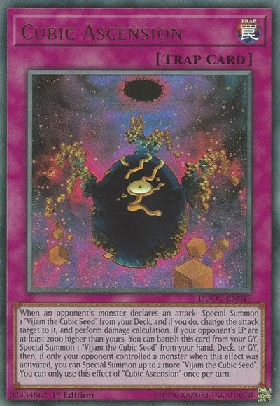 Cubic Ascension [DUOV-EN047] Ultra Rare | Exor Games Summserside